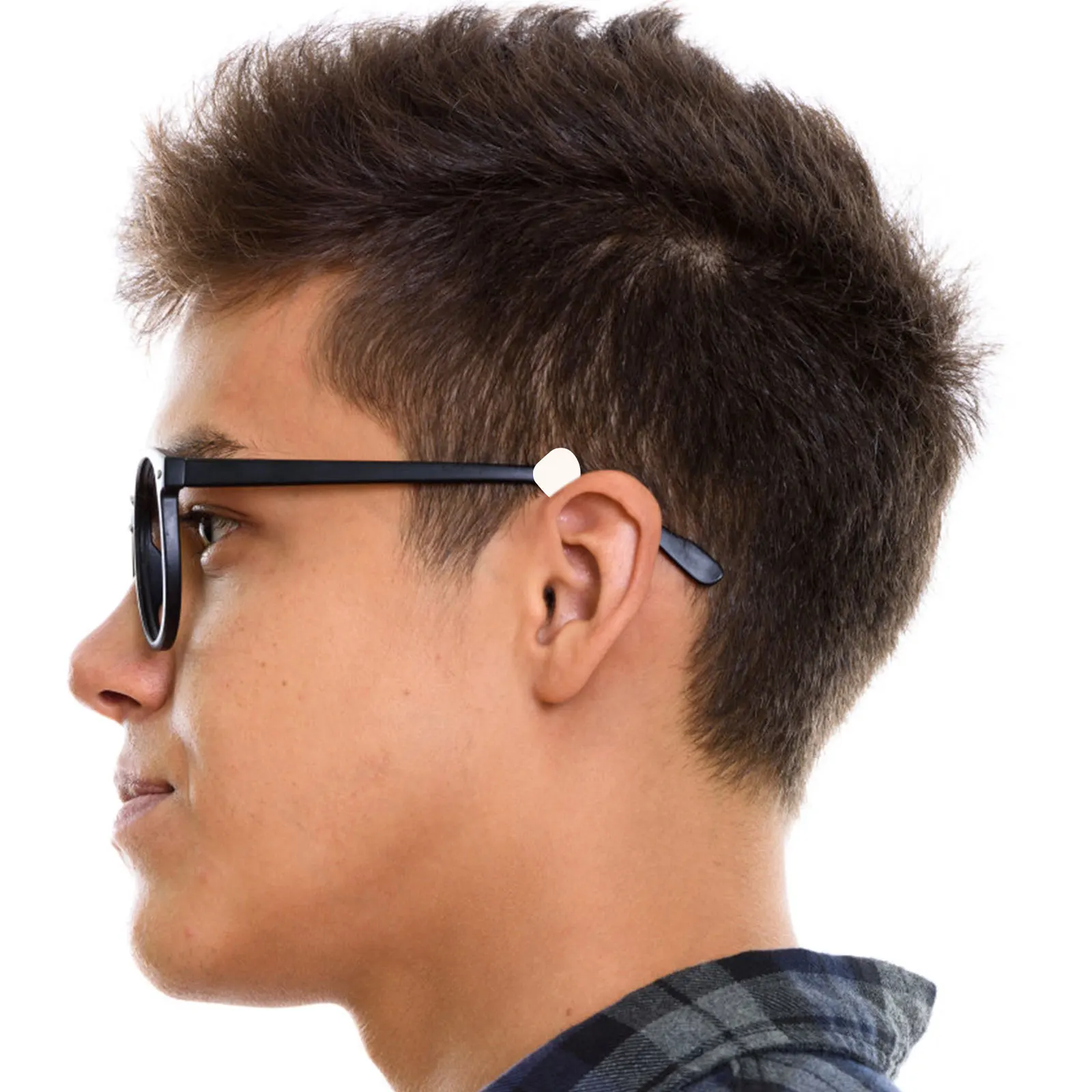 

14 Pairs Anti slip Glasses Ear Grips Black White Silicone Eyeglass Accessories Kids Sport Outdoor Ear Hooks