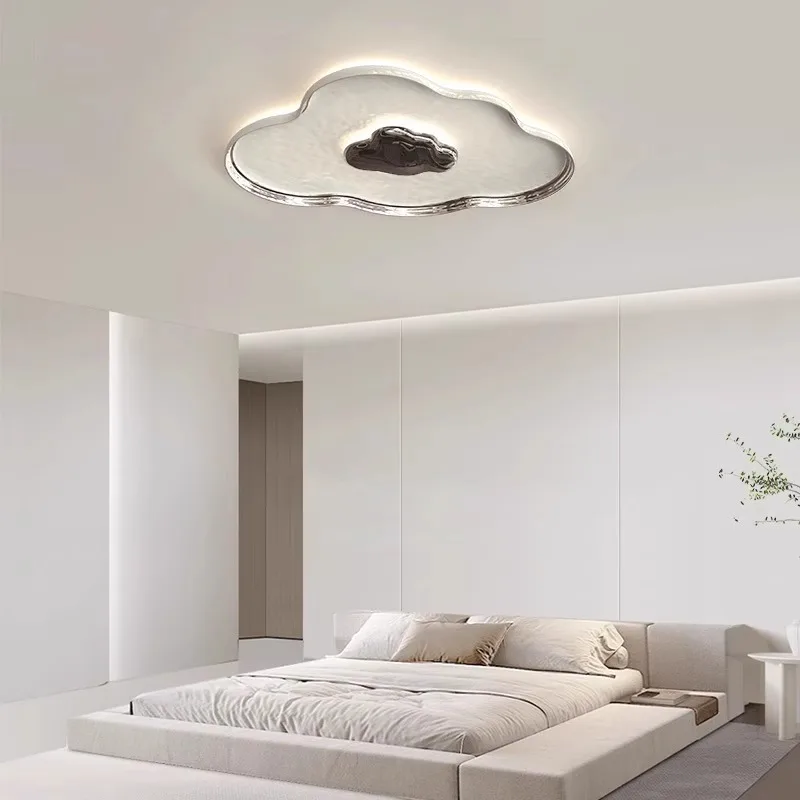 BOSSEN Scandinavian White Simple Ceiling Lamp, Maximum Diameter 60CM, Suitable for Room Decoration, Dining Room Ceiling Lamp.