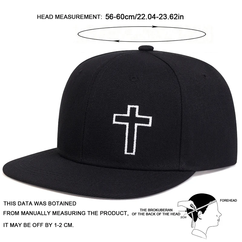 1 pieza Unisex bordado cruzado gorro de Hip Hop protector solar ajustable al aire libre sombrero de ocio Primavera Verano viajes turismo vacaciones en la playa