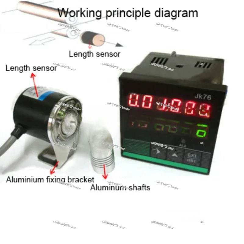 High Precision Intelligent Electronic Double Digital Meter Counter JK76 with Encoder Stepper Motor Controller