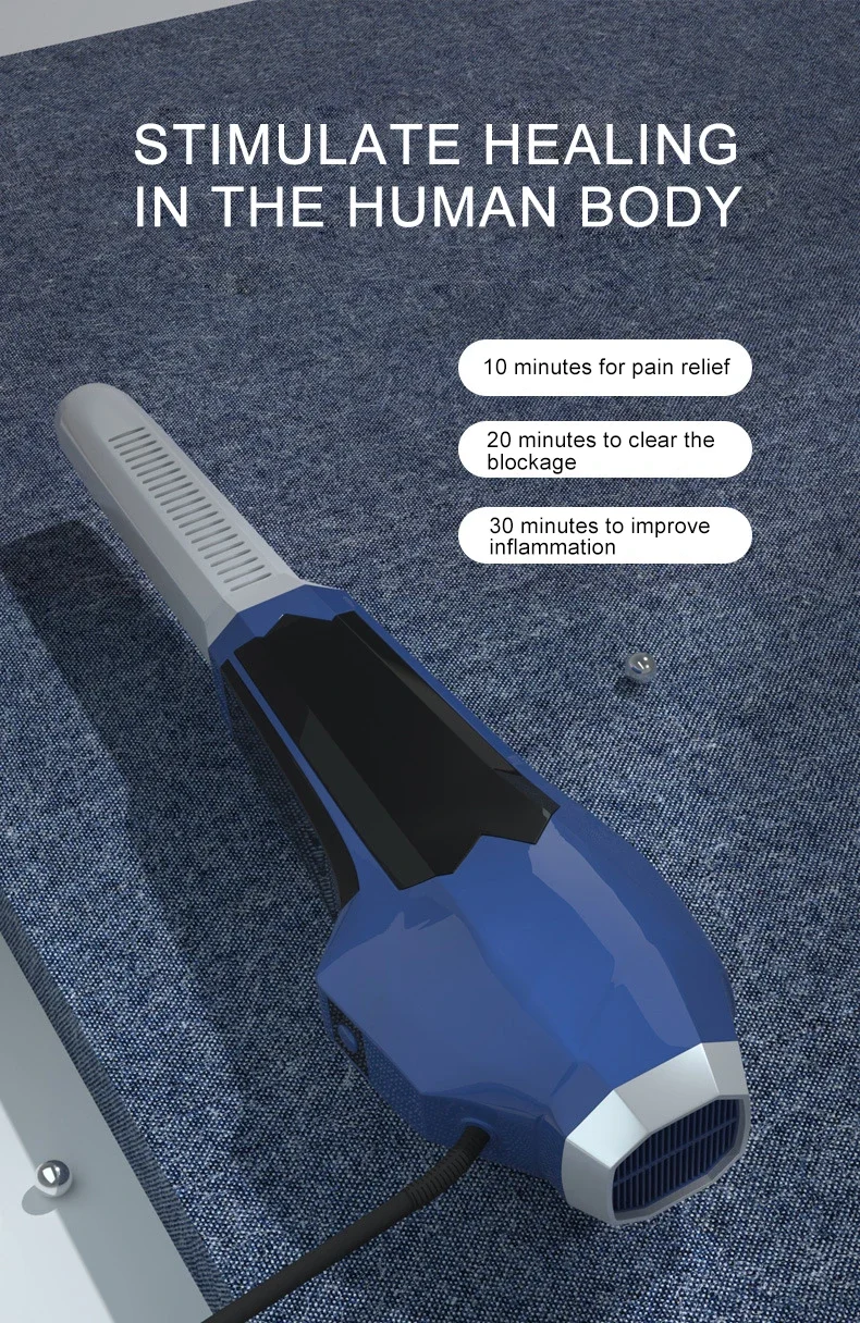 Schmerzlinderung 1200 W Hochleistungs-Blaulicht-Entspannungsmassagegerät LightWave Terahertz-Gebläse Iteracare Wand Gesundheit Physikalisches Gerät – Detail 2