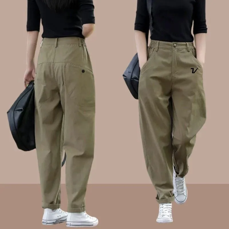 골프용품 Luxury Brand Golf Pants Women Golf Wear 2025 Spring New Casual Pants Fashion Korean Straight Pants Women Golf Clothing 신상바지