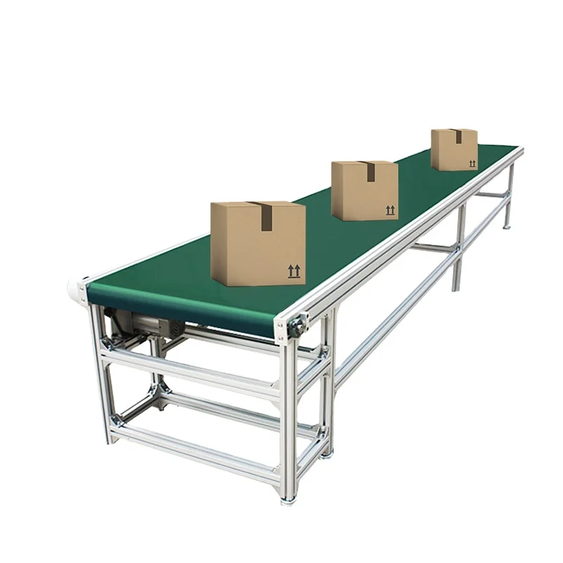 Belt Conveyor Price Pvc Modular 500mm Width Model Carton Box Transfer Mobile Food Grade Belt Conveyors