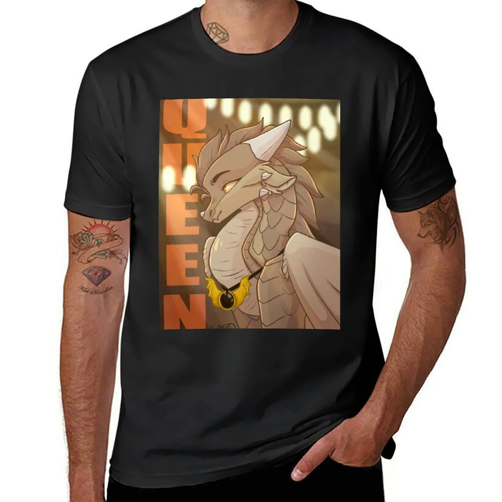

Queen Thorn T-Shirt summer top oversized t shirt plus size clothes mens shirts graphic tee