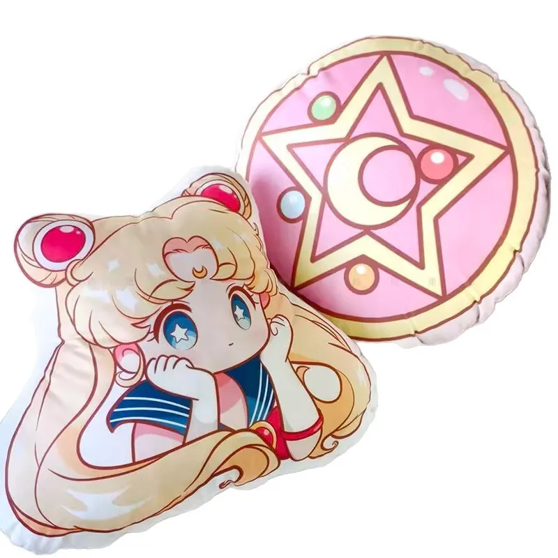 40cm Sailor Anime Moons Pillow Water Bingyue Character Doll Room Bedside Bay Window Cushion Dormitory Chair Waist Backrest