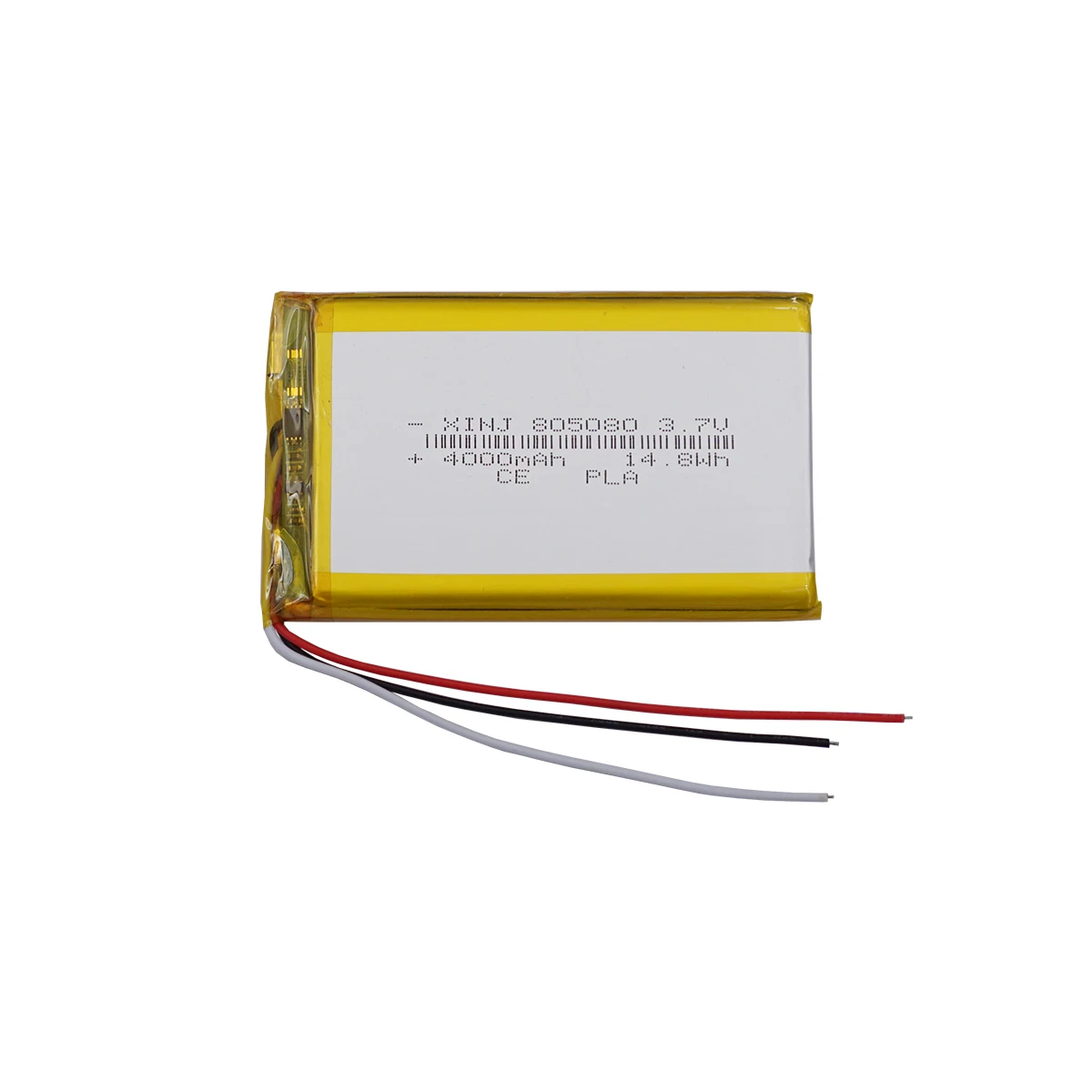 3.7V 4000mAh 14.8Wh NTC 3-Wires Thermistor Li Lithium Battery 805080 Lipo For GSP DashCam e-book Bluetooth Speaker Tablet PC