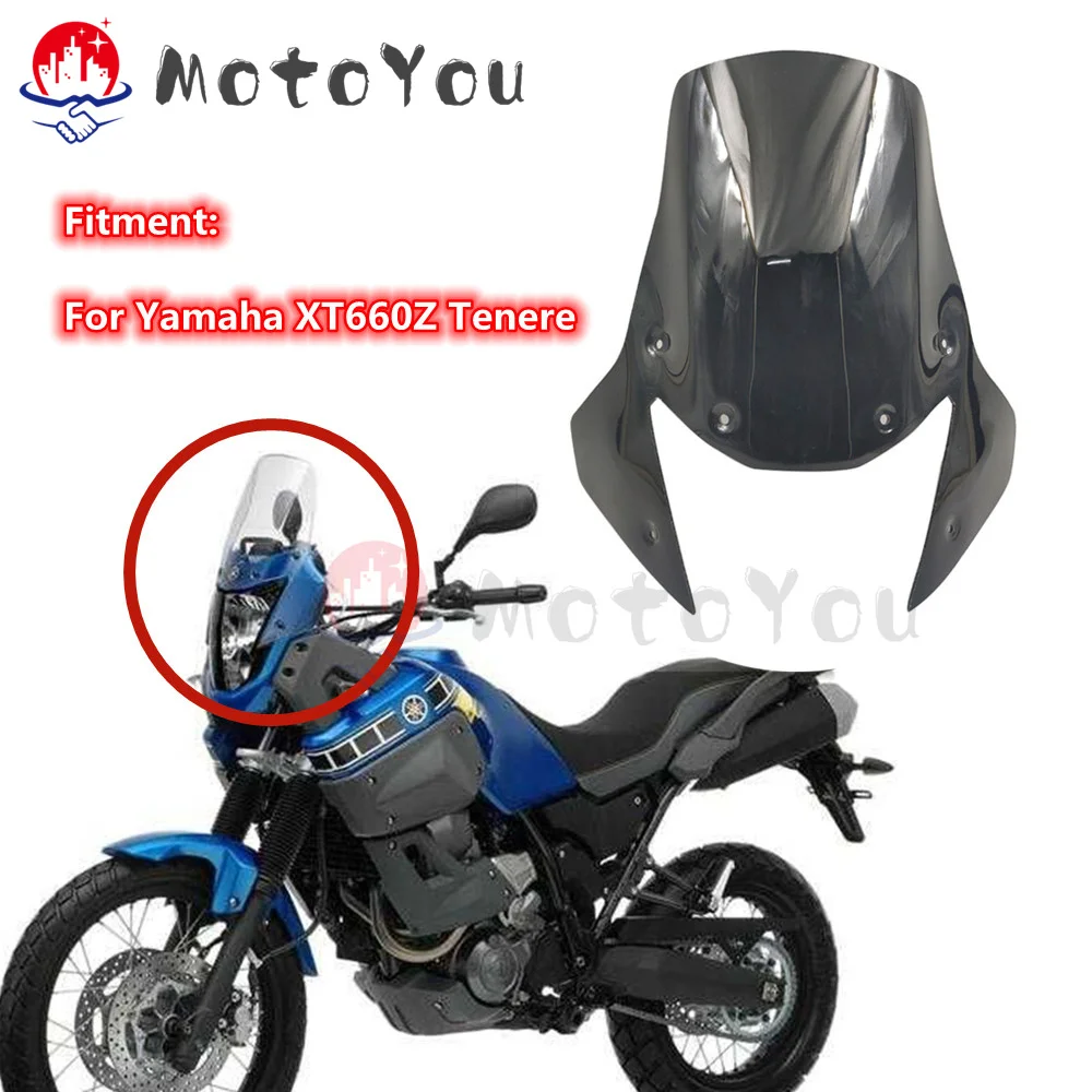 08-16 XT660 XT660Z Touring Windshield for Yamaha XT 660 660Z Tenere 2008-2016 Windscreen Wind Shield Screen Protector Parts