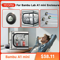 YOOPAI 3D Printer Enclosure For Bambu  A1 mini 3D Printer 3D Printer House LED lighting Constant Temperature big window