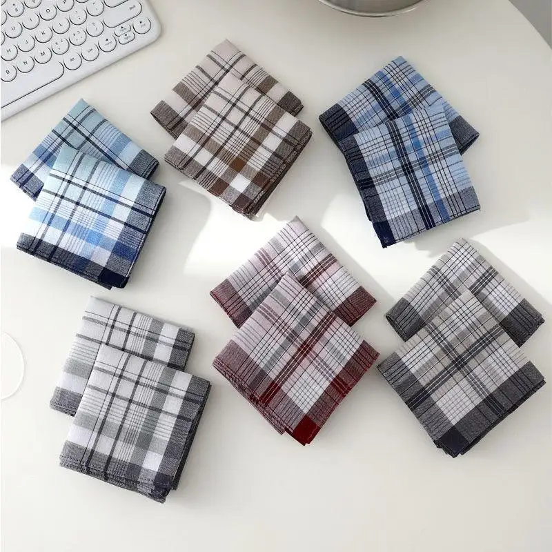 lenco-de-algodao-classico-xadrez-3-12-pecas-lenco-retro-de-algodao-puro-macio-e-absorvente-de-suor-para-homens-idosos