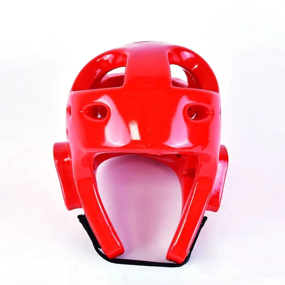 Protection de la tête casque de Taekwondo équipement Portable matériau PU casque Muay Thai S/M/L casque de Kickboxing sans couture Sport de Combat