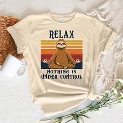 Sloth t-shirts women trendy t shirt female designer clothes