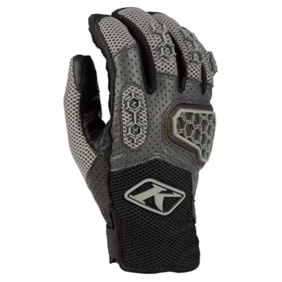 

Men's Mojave Pro Off-Road Motorcycle Gloves: durable synthetic leather, black/gray, reinforced knuckles and palm padding for en