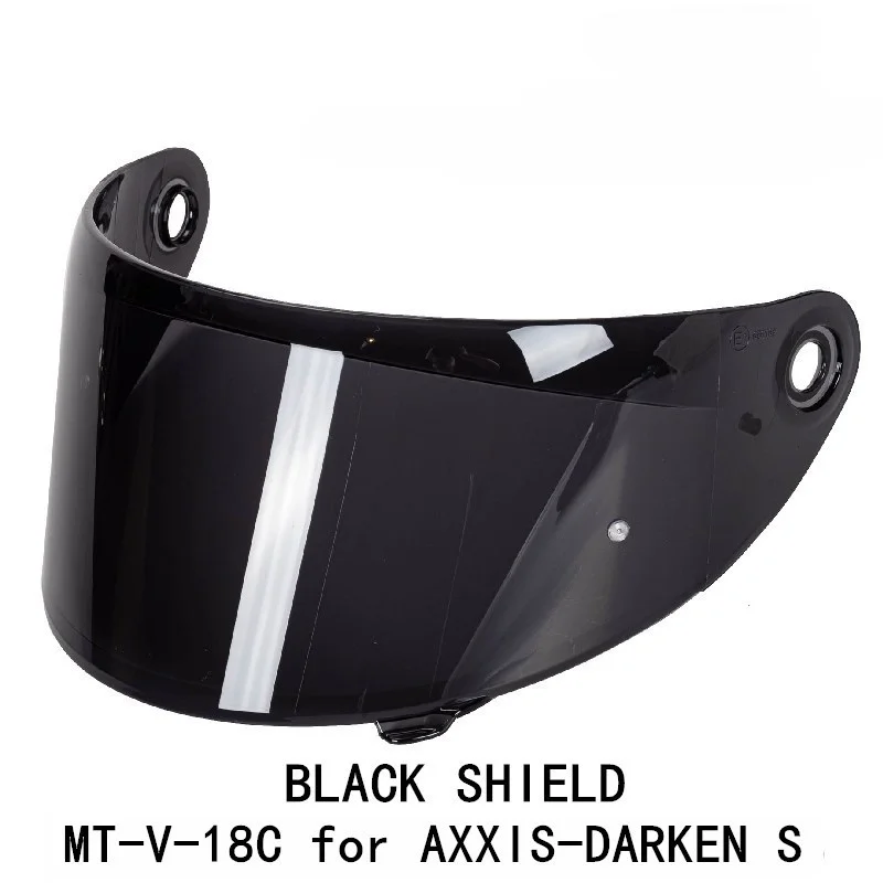 Motorcycle Helmet Visor Lens Full Visor Lens Case for MT-V-18C AXXIS DARKEN S Visor Mask with Original AXXIS Lenses