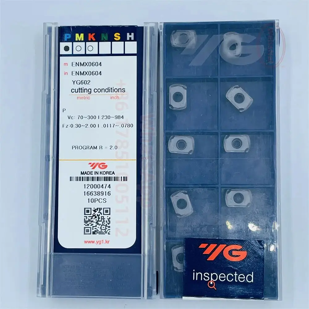 YG-1 ENMX0604-ST ENMX0604-TR ENMX0905-ST ENMX0905-TR ENMX0905 YG602 YG622 YG613 YG012 BLMP0603 BLMP0904 Milling  Inserts