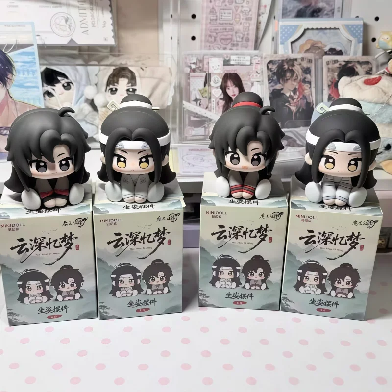 Minidoll Blind Box Original Mo Dao Zu Shi Cloud Dream Recall Series Sitting Pose Figure Mystery Box Ornament Anime Gift