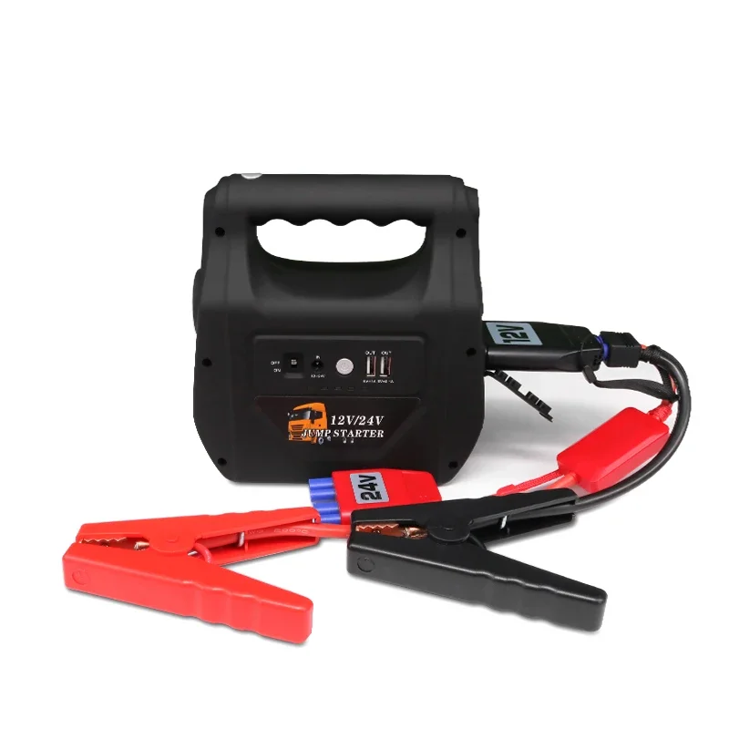 800A peak 30000mah power booster jump starter 24 v for heavy truck