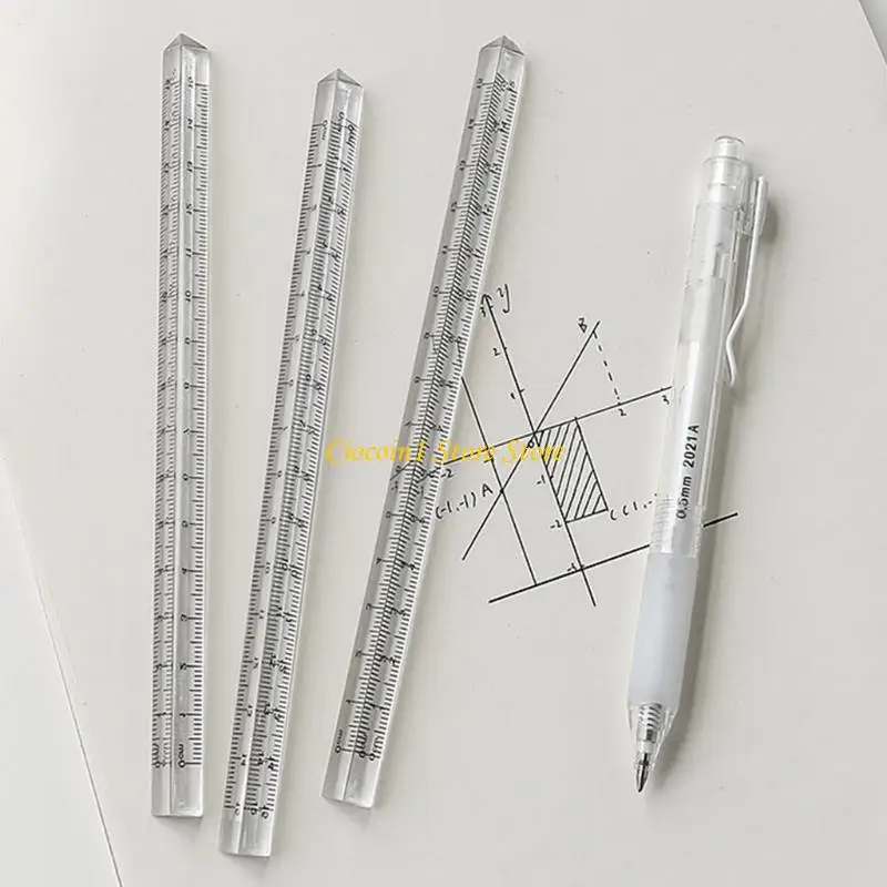 A3PC Creativo Righello Dritto 0-15 Strumento per righello matematica acrilica