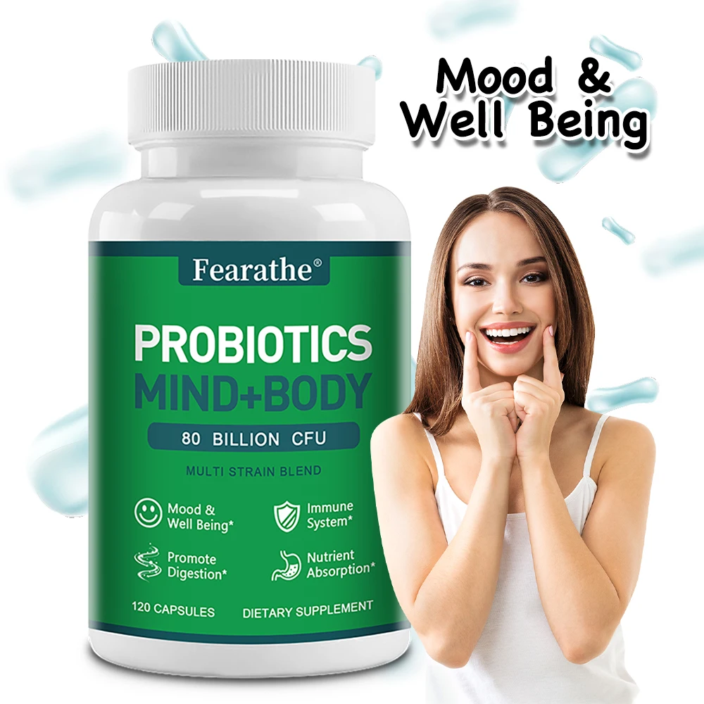 

Prebiotics Probiotics & Digestive Enzymes Capsules, Support Gut Care Gastrointestinal Health, Gentle Digestion & Immune Wellness