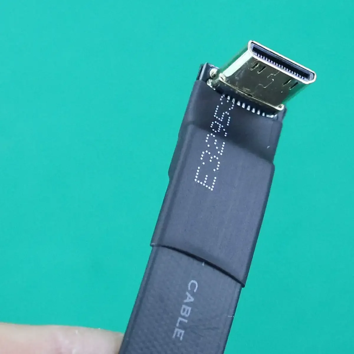 ADT HD إلى Mini HD حتى أسفل الزاوية اليمنى كابل تمديد مسطح لكاميرا Gopro للتصوير الجوي FPV نوع إلى C نوع HDR 18Gbps