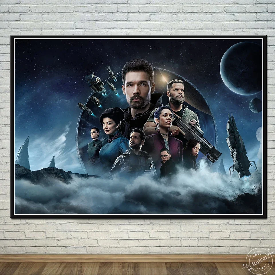 ملصق The Expanse للتلفزيون، صورة جدارية فنية من القماش لغرفة المعيشة، هدية ديكور المنزل