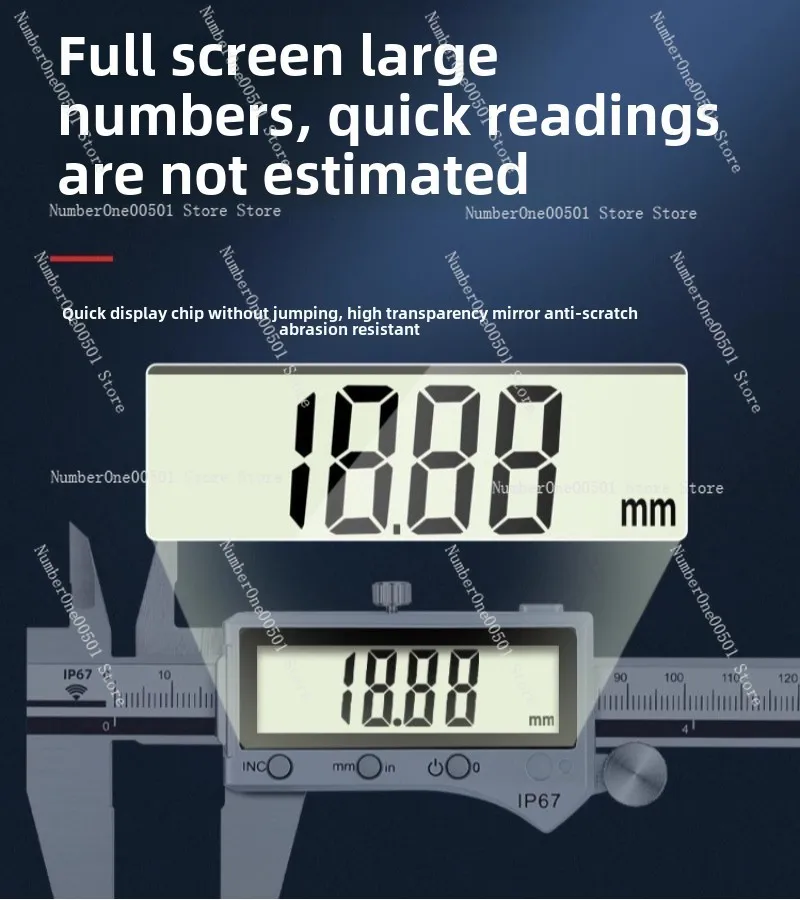 

Bluetooth digital vernier, high-precision waterproof and oil proof electronic stainless steel industrial grade oil gauge caliper