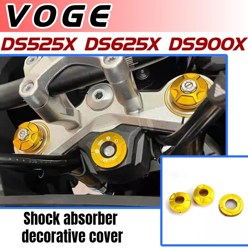 

For VOGE DS252X DS625X DS900X Motorcycle Three-Star Column Trim Cover Ignition Switch Trim Cap Accessories