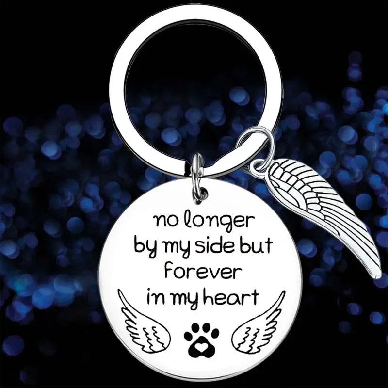 Cute Pet Memorial Gift Keychain Pet Keepsake Key Chain Pendant Loss of Dog Gift Dog Memorial Gift