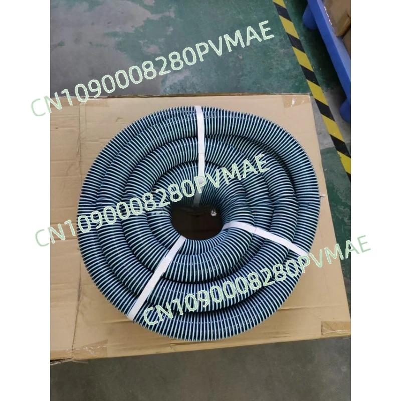 

1,5-дюймовая утолщенная самоплавающаяся всасывающая труба из ЭВА - двухцветный шланг для бассейна с синей резьбой