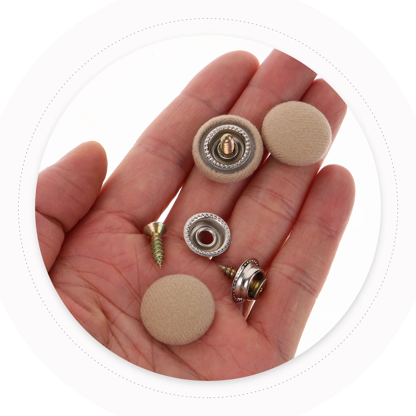 

50pcs Car Roof Fixing Buckle Headliner Repair Button Kit For Auto Interior Ceiling Fabric Retainer Tool Compatible With Multiple