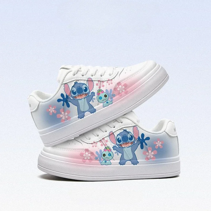 

New Disney girls Stitch princess cute Casual shoes non-slip soft bottom sports shoes for girl gift