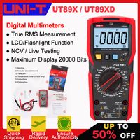 UNI-T UT89XD UT89X True RMS Multimeter Digital Professional Electrical Tester NCV Diode Temperature Triode Capacitance Meter