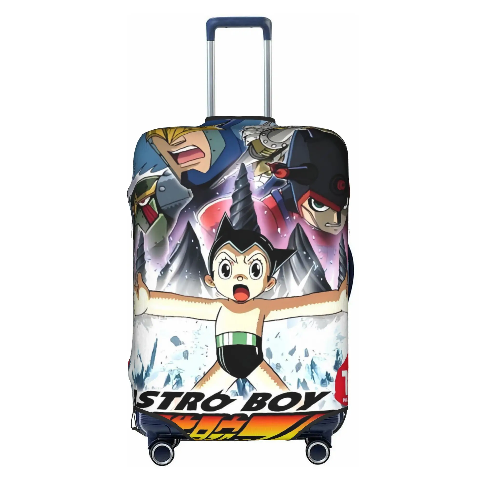Astro Boy Japan Manga Travel Luggage Cover Elastic Anime Cartoon  Suitcase Cover Protector Fit 18-32 Inch