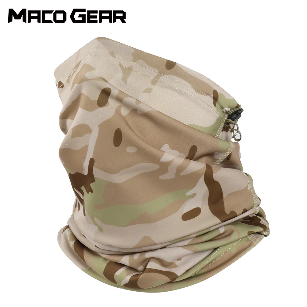 

Summer Camouflage Adjustable Bandana Running Cycling Hiking Scarf Hunting Snowboard Ski Bicycle Sports Half Face Mask Women Men