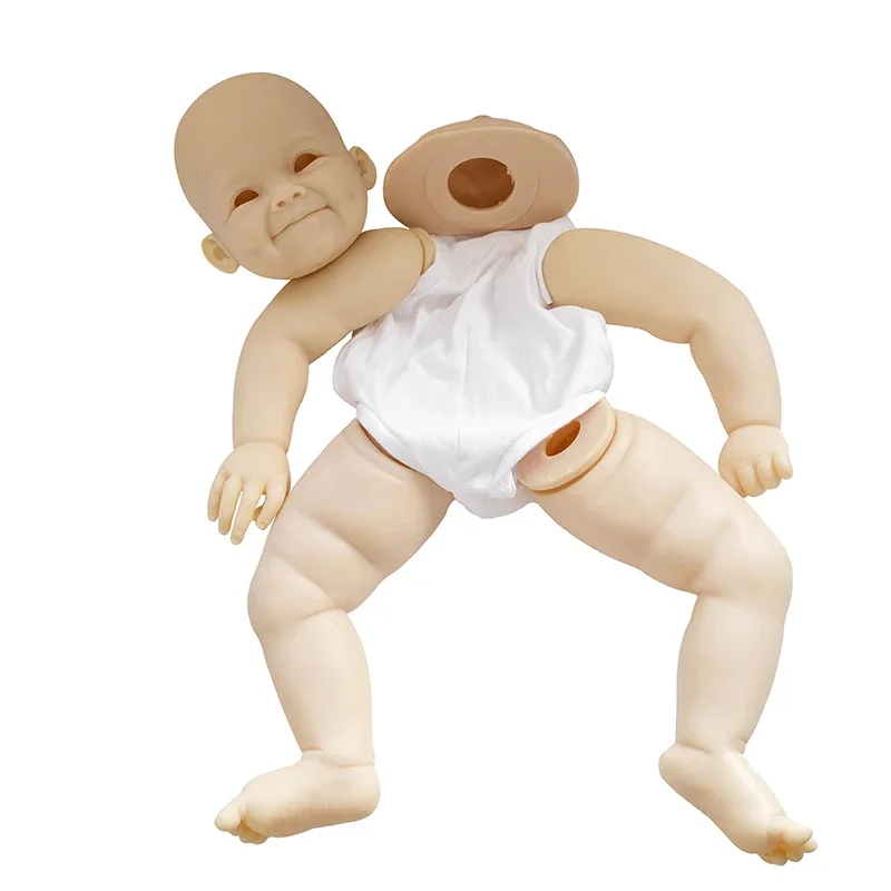 Kit de boneca reborn inacabada e sem pintura de 28 polegadas Raya Lifesize cor fresca peças de boneca de toque macio