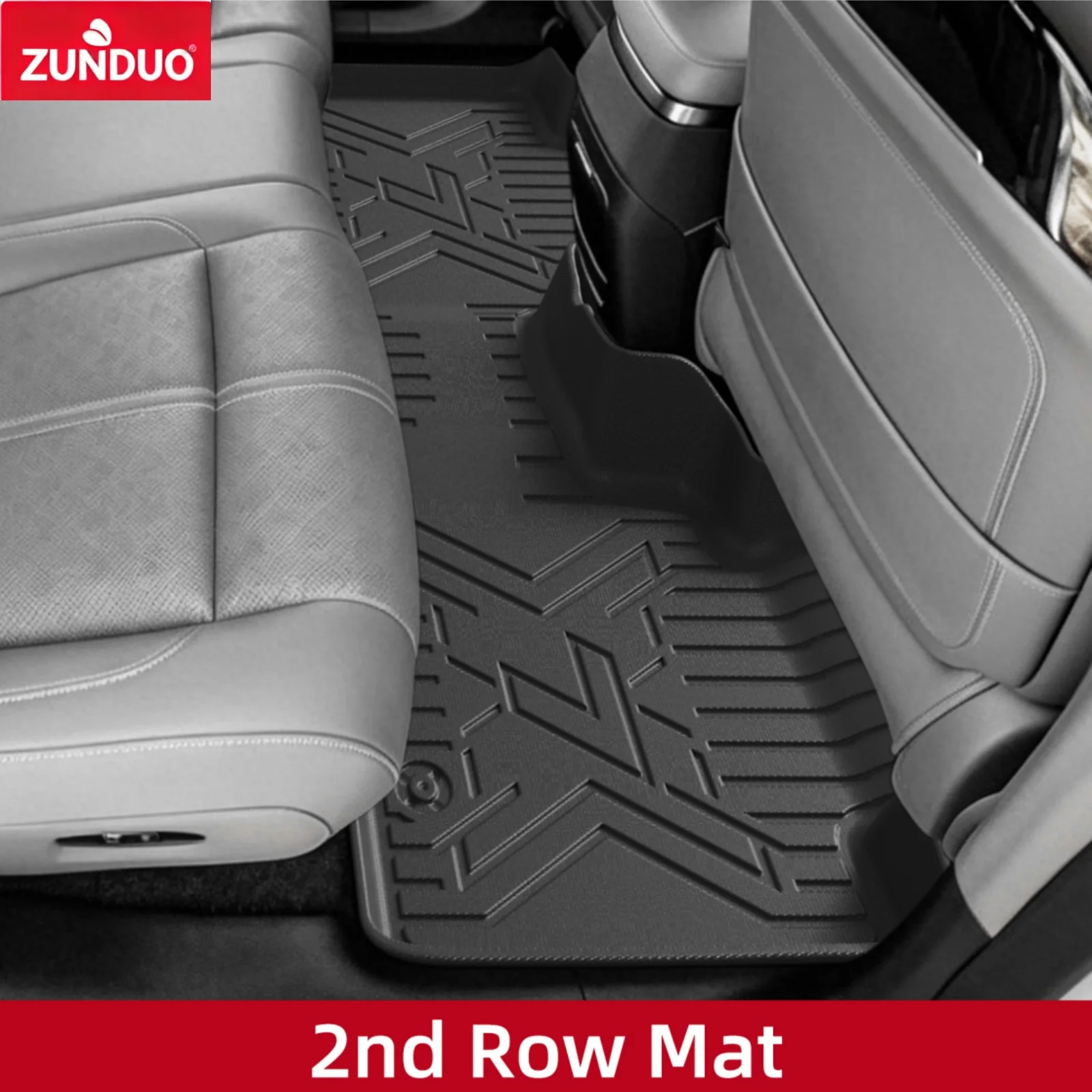 ZUNDUO Right Drive for Zeekr 7X RWD 2026 2025 (Not Fit AWD) All -Weather Floor Mats Seat Back Protector Storage Tray Black