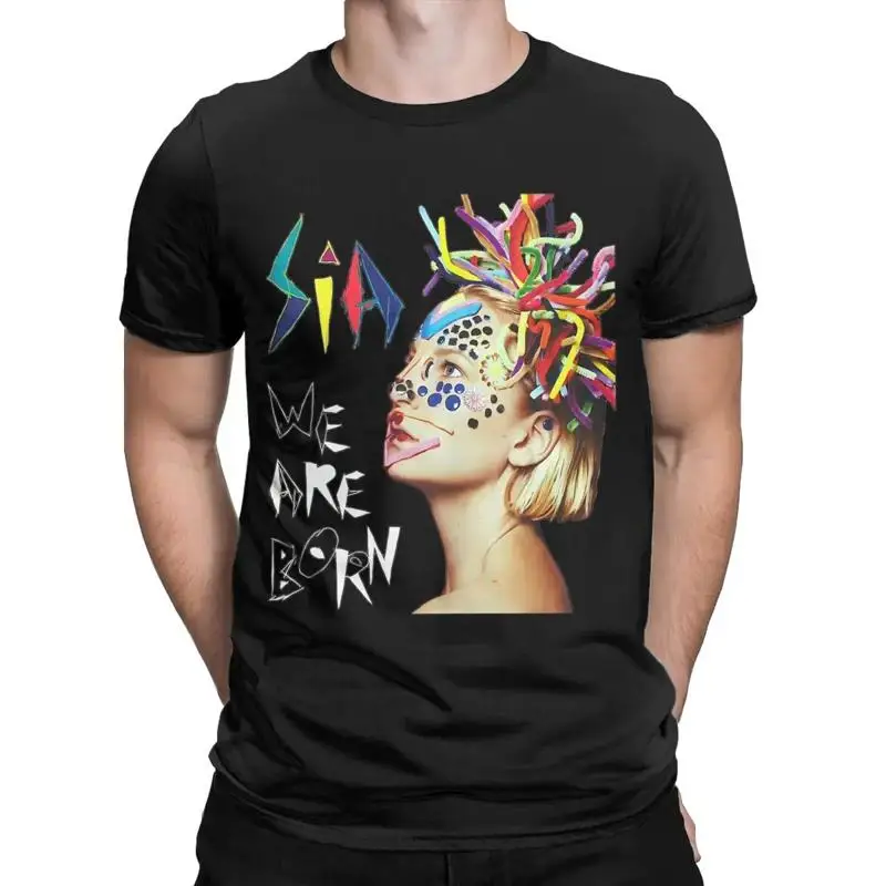 

Music Sia Furler Singer Outfit T Shirt Funny Pure Cotton All Seasons