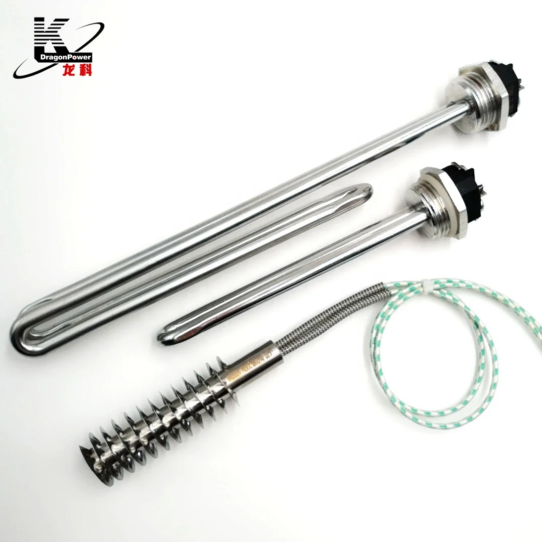 hot runner nozzle coil heater with spiral heating elements