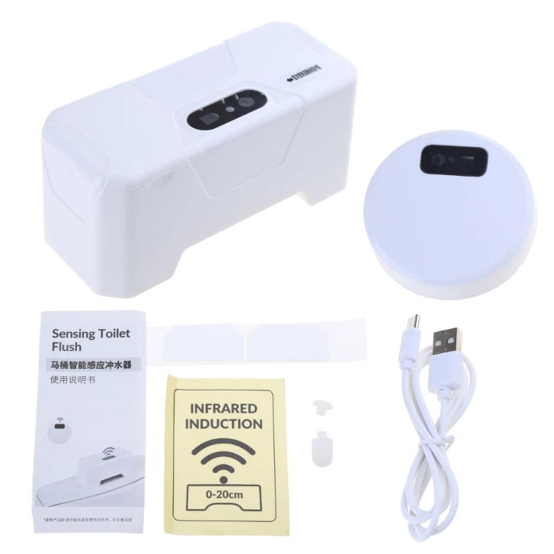 Touchless Toilet Flush Sensing Toilet Flush Sensor-Aid Toilet Motion  Automatic Flush Button On-Touch Flush