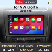 Junsun V1 AI Voice Wireless CarPlay Android Auto Radio For VW Volkswagen Golf 6 2008-2016 4G Car Multimedia GPS 2din autoradio