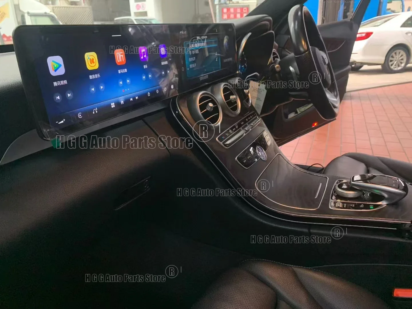 

Автомобильная GPS-навигация для BENZ C GLC W205 X253 2015-2024 с двумя 12.3-дюймовыми экранами, Android-автомагнитола, беспроводной CarPlay, мультимедийный проигрыватель