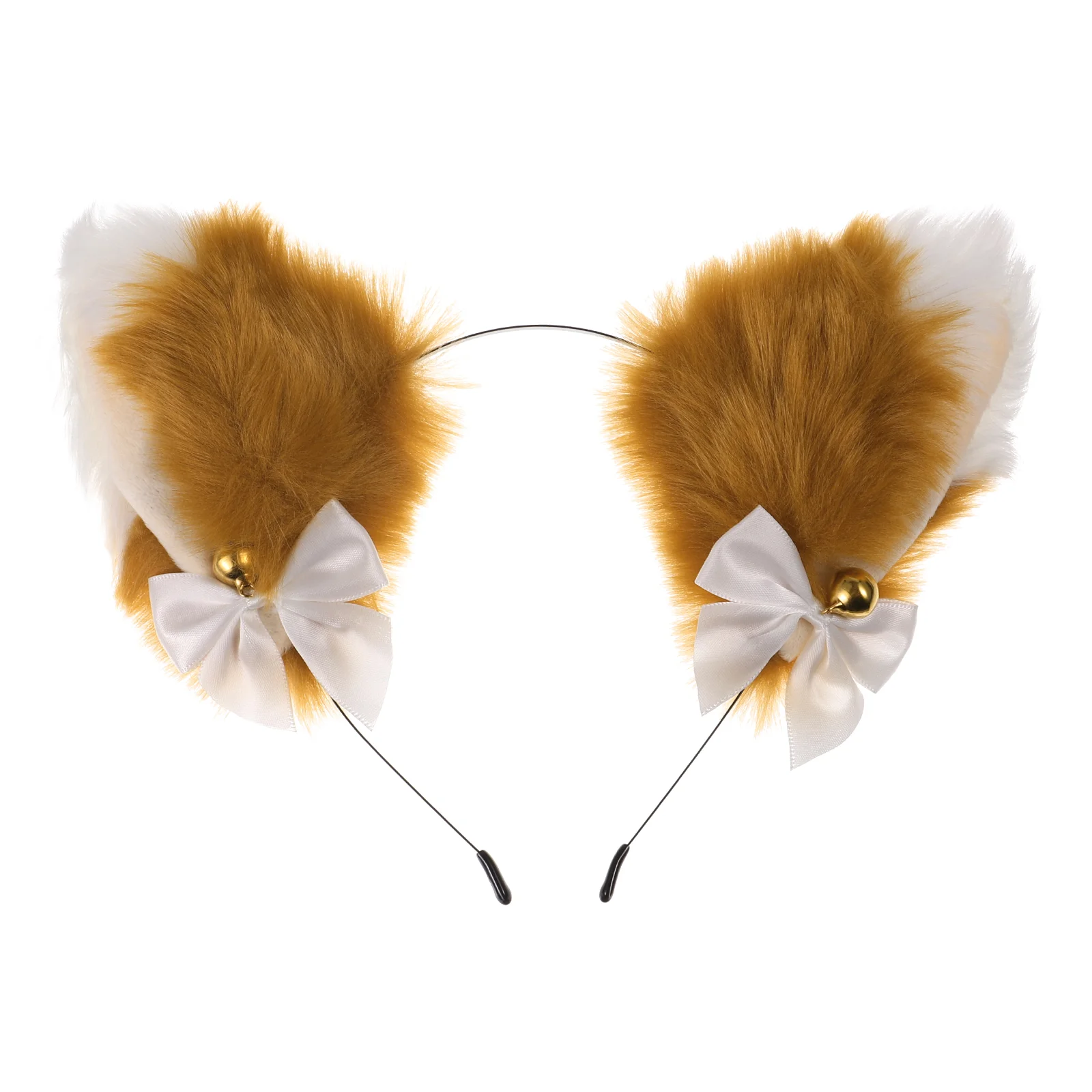 

Cat Ear Bell Headband Cosplay Hair Lolita Party Hoops Accessories Children Fluffy