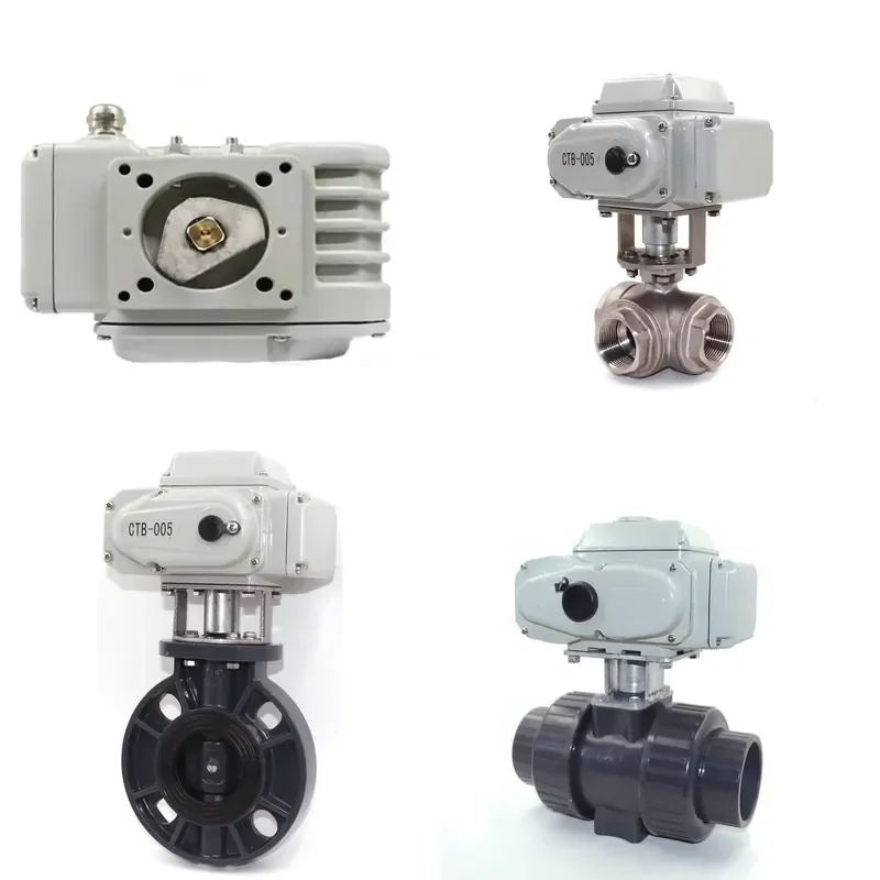 Factory Price CTB DN65 DN150 DN500 Iron Motorized butterfly Valve With 24v 220v Electric Actuator
