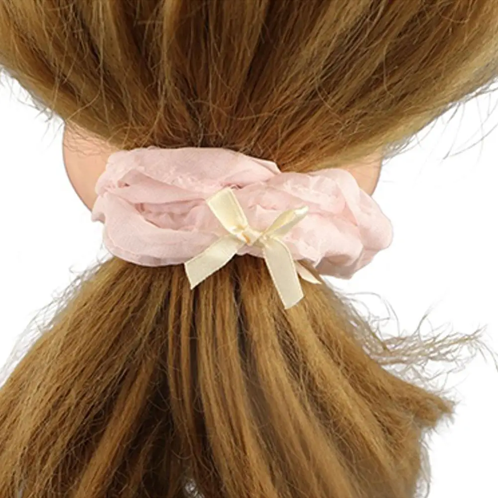 Tocado de tela Y2K para mujer y niña, lazo para el cabello, Scrunchies para mujer, Anillo para el cabello, soporte para cola de caballo, cuerda para el cabello de estilo coreano