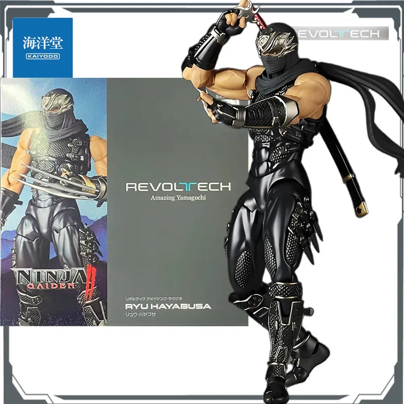 

KAIYODO Original REVOLTECH Amazing Yamaguchi Ryu Hayabusa 170mm Anime Action Figure Assembly Model Toys Model Gifts for Boys
