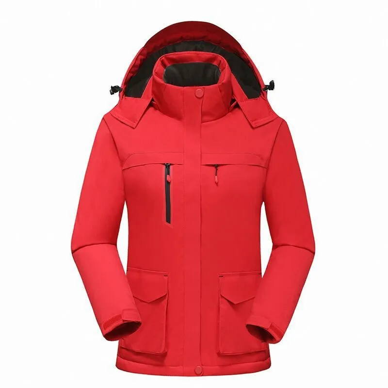 USB smart insulation padded clothes Electric heated clothes couple heated jacket