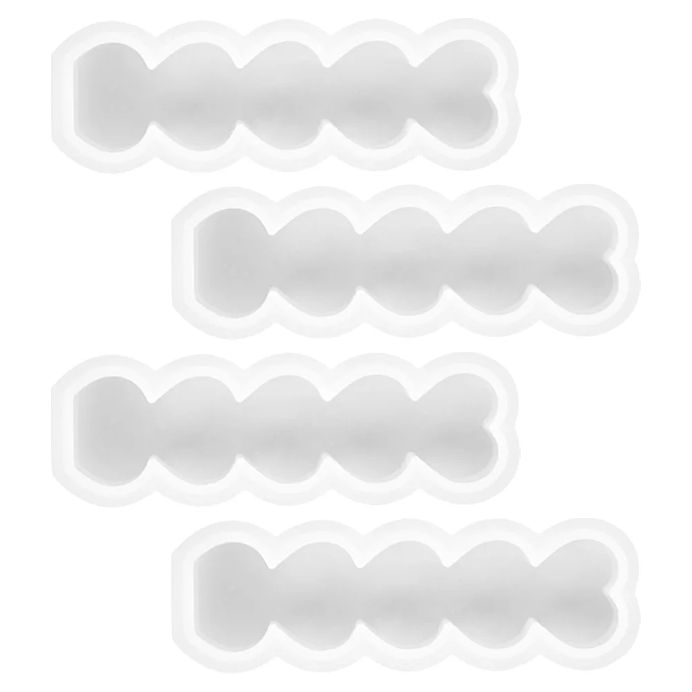 

4Pcs Heart Mold Silicone Heat Resistant Valentines Molds Small Cake Mold Baking Supplies Baking Molds