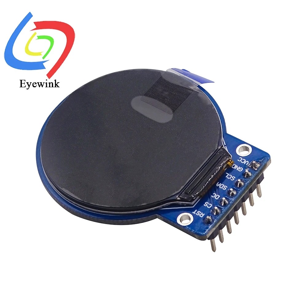 1.28 inch 7PIN 8PIN SPI TFT LCD Module Color Round Screen display Adapter PCB Board GC9A01 Drive