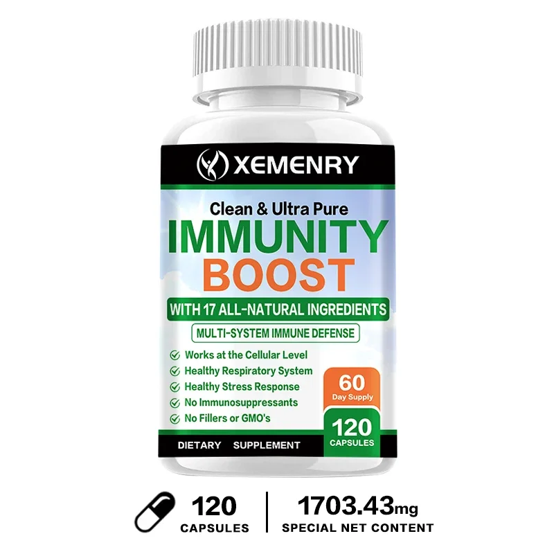 Immune Support Supplement - with Elderberry, Zinc & Vitamin C - Antioxidant