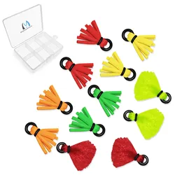 Sprinton Maxcatch Strike Indicators Kit Fly Fishing Yarn Foam Float Bobber Fishing Accessories 12PCS (12PCS Yarn& Foam Indicator