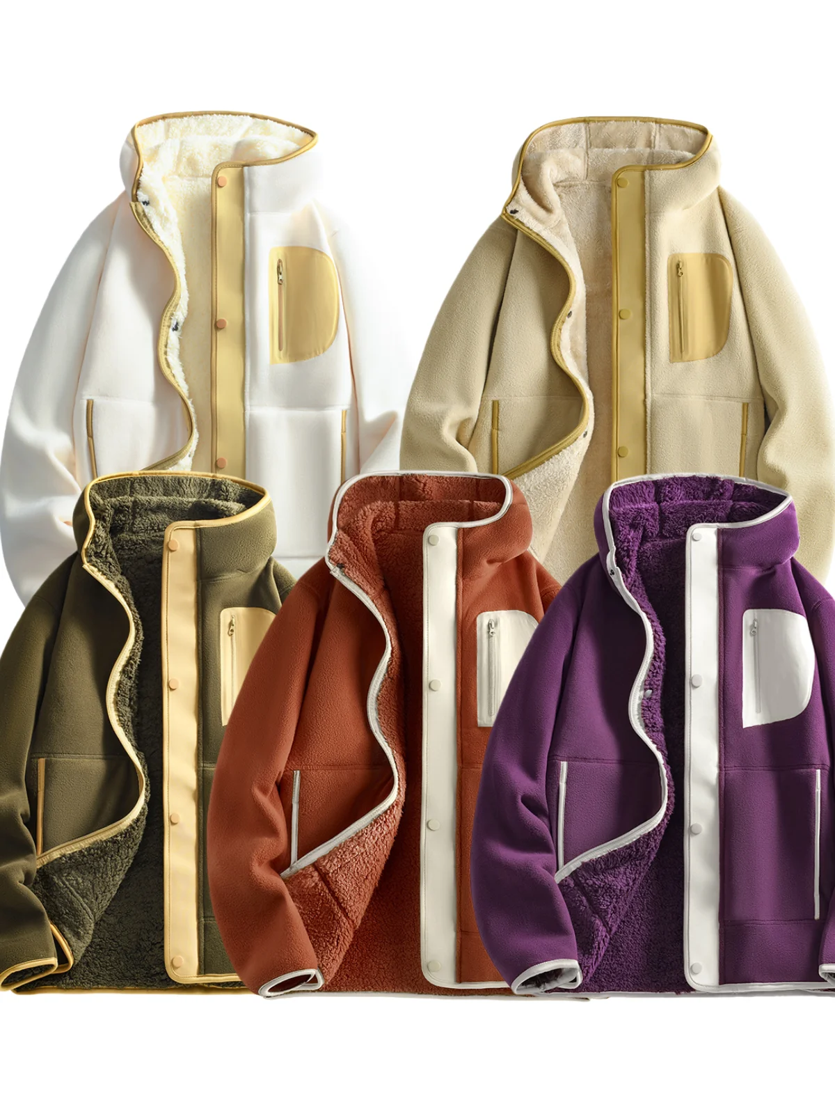 

Утепленная флисовая куртка для мужчин и пар, зимняя спортивная одежда для активного отдыха, с длинными рукавами, на молнии